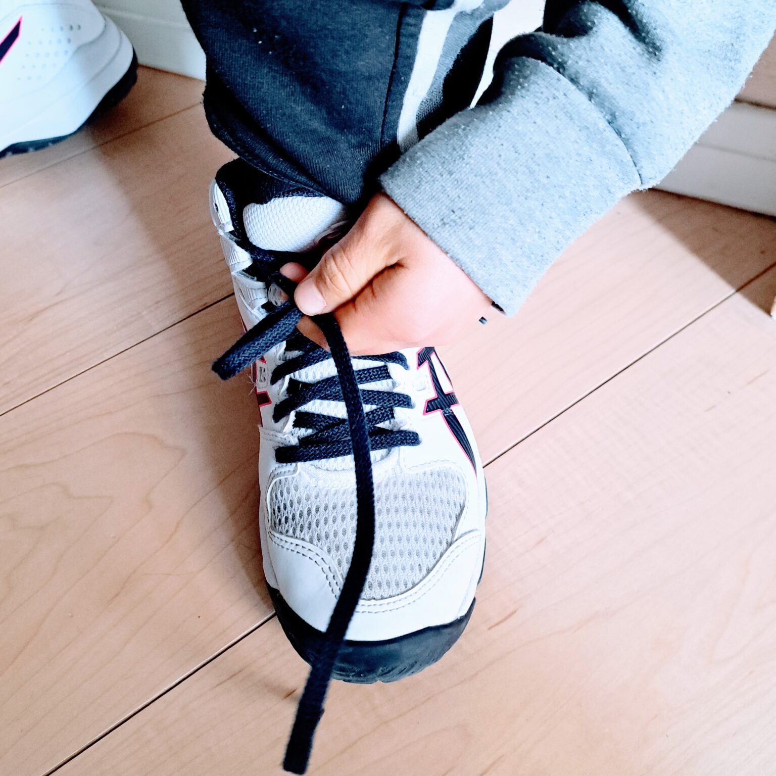 2時間バスケしてもほどけない！小学生の靴ひもの結び方 | SHOKO KASUGAI.com